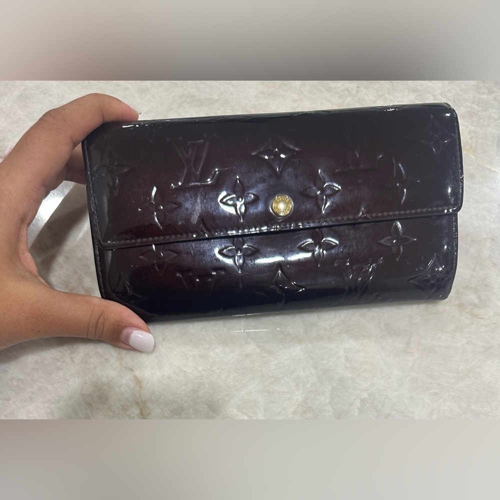 Louis Vuitton Monogram Vernis Porte Feuille Sarah Long Bifold Wallet - Picture 2 of 15